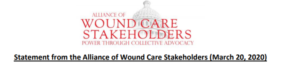 Statement from the Alliance of Wound Care Stakeholders